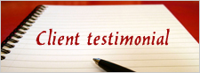Client Testimonials - web analysis